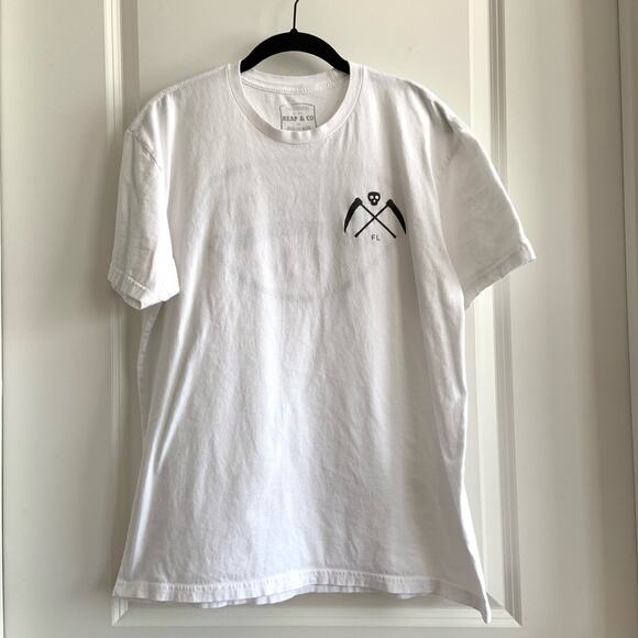 Reap & Co Barbershop Large Back Graphic T Shirt - Picture 1 of 5